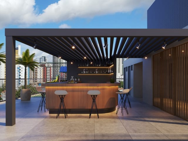 Flat com 25m² 1 quarto e 1 banheiro, à venda, no bairro Manaíra em João Pessoa