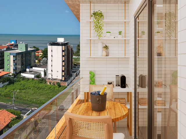Flat com 21m² 1 quarto e 1 banheiro, à venda, no bairro Jardim Oceania em João Pessoa