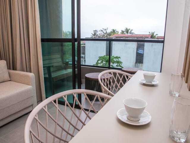 Foto do Flat - Apartamento planejando à venda no Villa Del Porto Merepe - Porto de Galinhas, Ipojuca, PE | Tânia Macêdo Imóveis