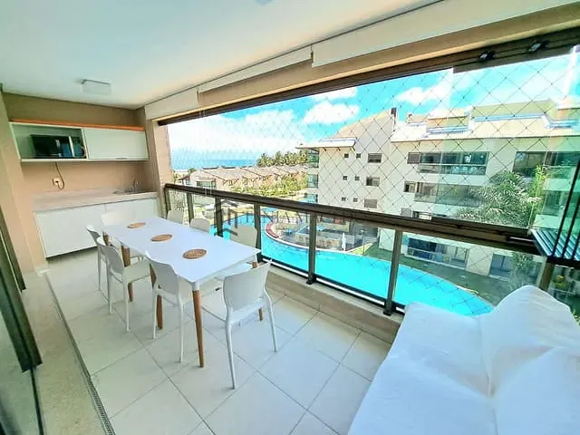 Flat 3 quartos e 4 banheiros, à venda, no bairro Muro Alto em Ipojuca