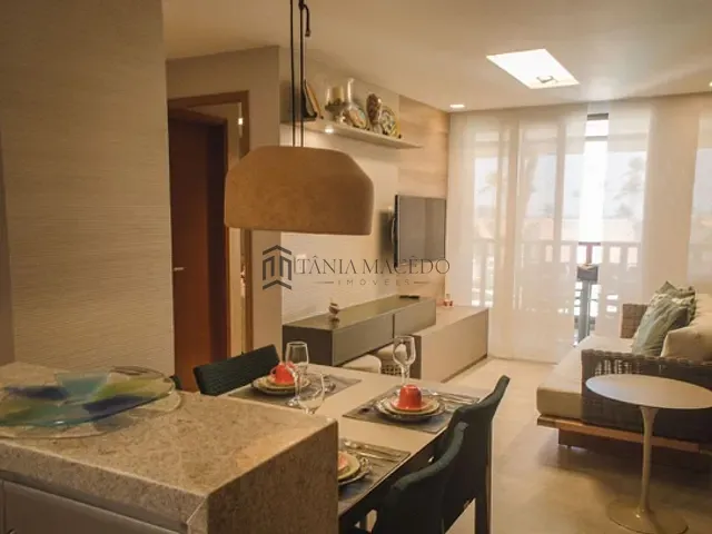 Flat com 60m² 2 quartos e 2 banheiros, à venda, no bairro Muro Alto em Ipojuca