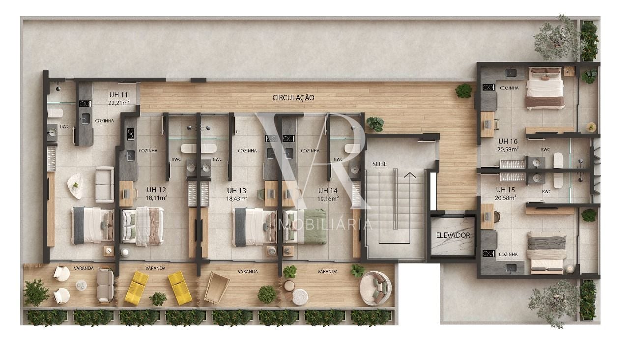 Flat/Apart Hotel, 1 quarto, 19 m² - Foto 9