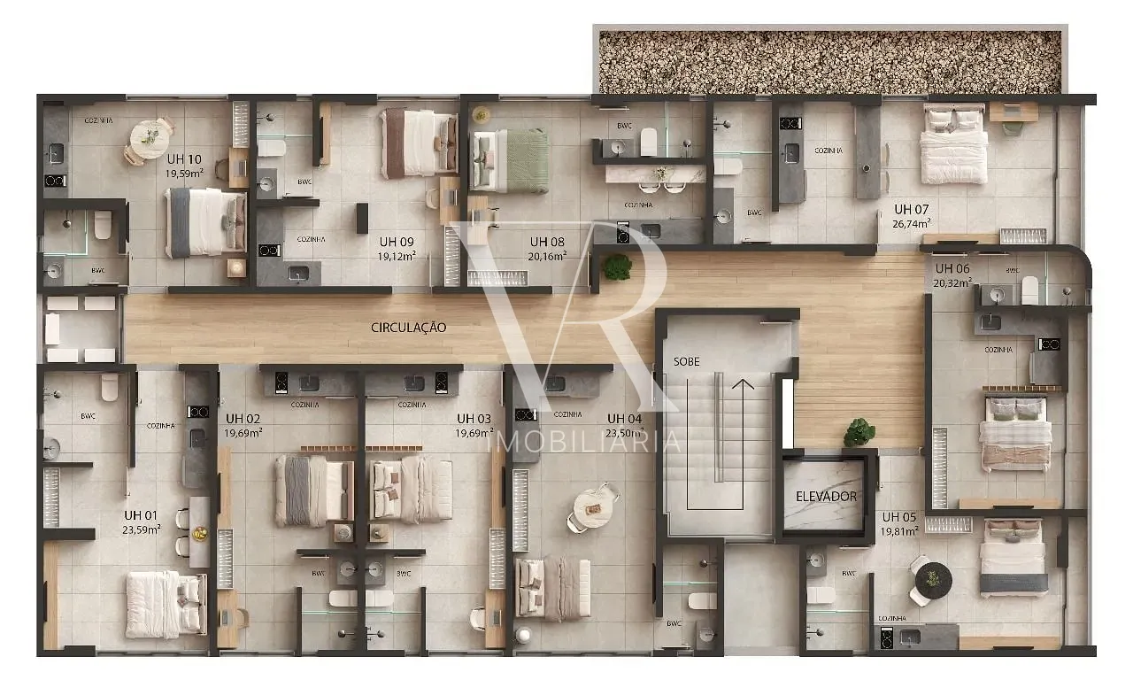 Flat/Apart Hotel, 1 quarto, 19 m² - Foto 8