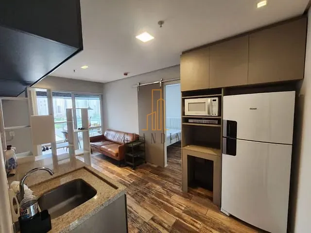Flat com 42m² 1 quarto e 1 banheiro, para alugar, no bairro Centro em São Bernardo do Campo