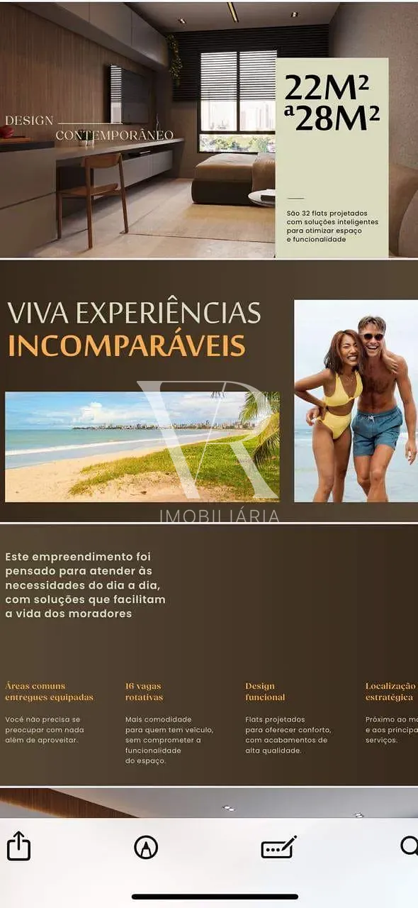 Flat/Apart Hotel, 1 quarto, 22 m² - Foto 1