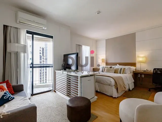 Flat com 50m² 1 quarto e 1 banheiro, à venda, no bairro Itaim-Bibi em São Paulo