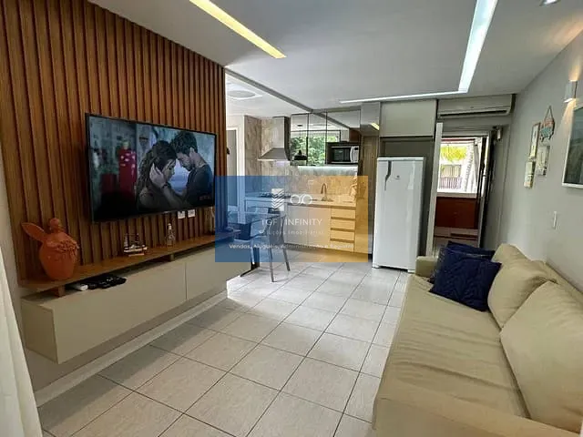 Flat 2 quartos e 1 banheiro, à venda, no bairro Muro Alto em Ipojuca