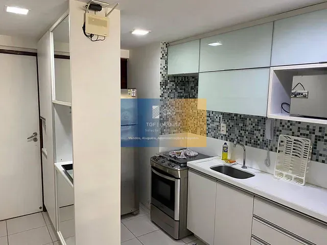 Flat 2 quartos e 1 banheiro, à venda, no bairro Muro Alto em Ipojuca
