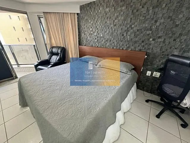 Flat 1 quarto e 1 banheiro, à venda, no bairro Pina em Recife