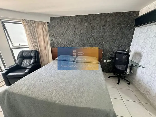 Flat 1 quarto e 1 banheiro, à venda, no bairro Pina em Recife