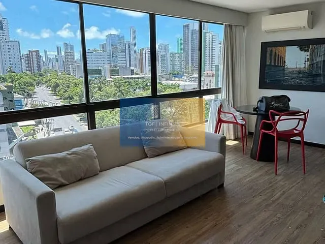 Flat 1 quarto e 1 banheiro, à venda, no bairro Boa Viagem em Recife