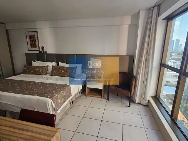 Flat 1 quarto e 1 banheiro, à venda, no bairro Pina em Recife