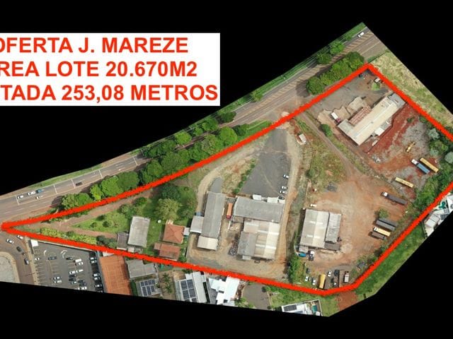 Foto do Galpão / Barracão - Imóvel comercial com 20.670 m2 sito a Av Gov Roberto da Silveira com barracões locados, Barra Funda, Apucarana, PR | J. Mareze Imóveis Ltda