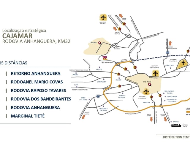 Galpão / Barracão com 6070m², para alugar, no bairro Centro em Cajamar
