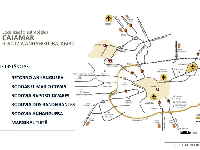Galpão / Barracão com 6070m², para alugar, no bairro Centro em Cajamar
