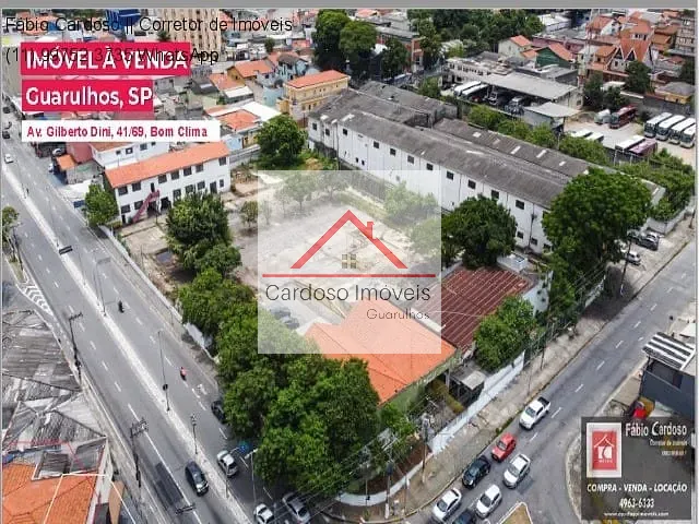 Galpão / Barracão com 10000m², à venda, no bairro Jardim Bom Clima em Guarulhos