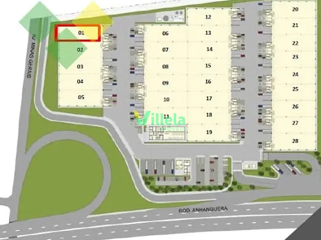 Galpão / Barracão com 40489m², para alugar, no bairro Jardim Dall'orto em Sumaré
