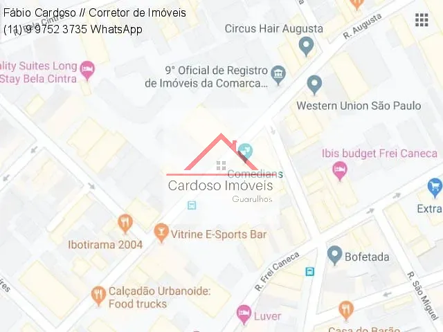 Hotel com 600m², à venda, no bairro Consolação em São Paulo