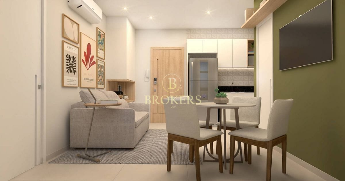 SALA QUARTO EM COPACABANA - BAIRRO PEIXOTO - PRONTO PARA ENTRAR E MORAR - 36 M²