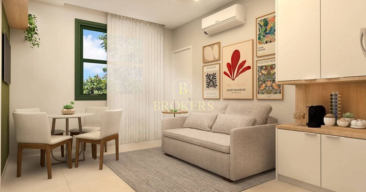 SALA QUARTO EM COPACABANA - BAIRRO PEIXOTO - PRONTO PARA ENTRAR E MORAR - 36 M²