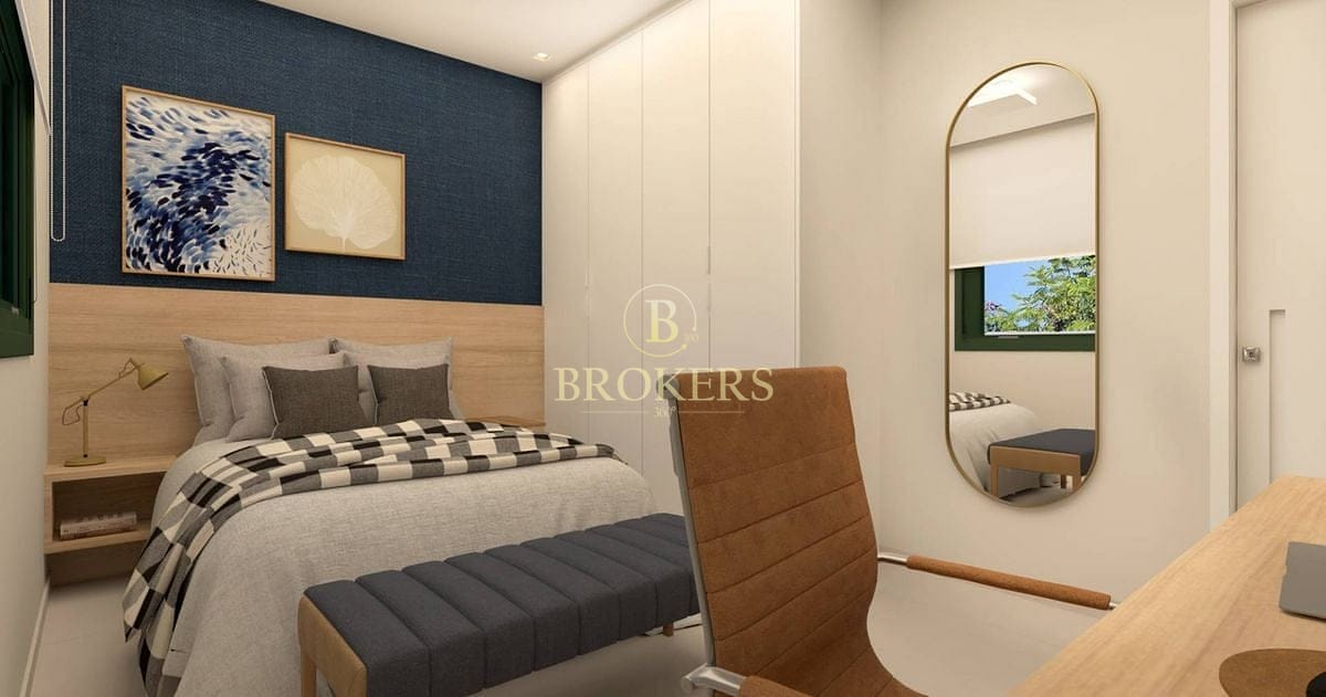 SALA QUARTO EM COPACABANA - BAIRRO PEIXOTO - PRONTO PARA ENTRAR E MORAR - 36 M²