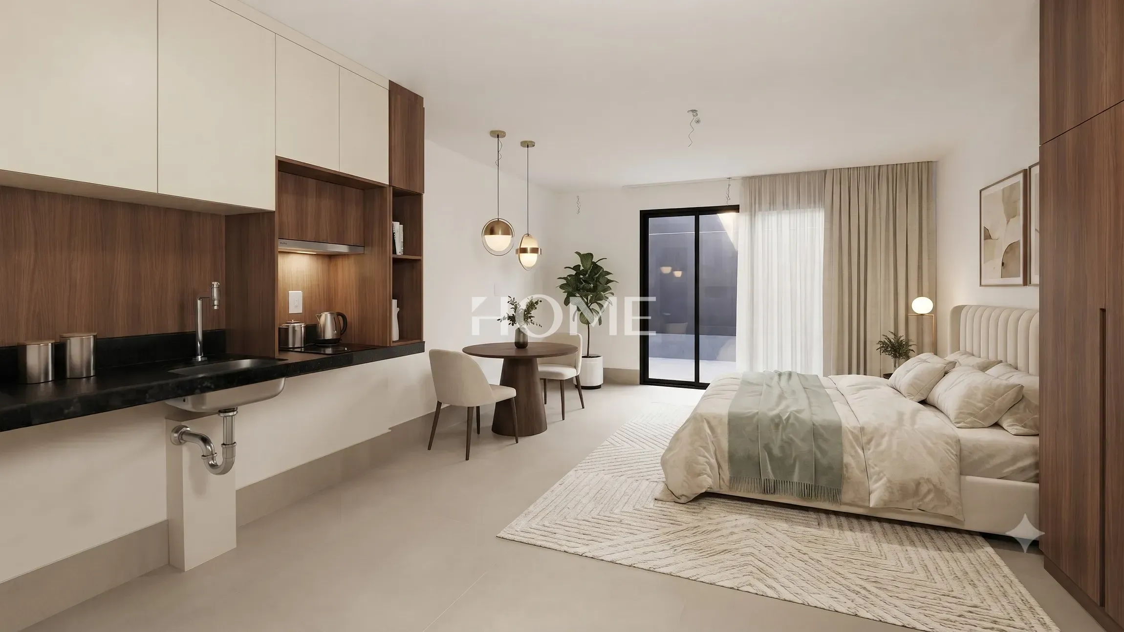 CLNW4/5, NOROESTE – STUDIO COM GARDEN – LOCALIZAÇÃO PROVILEGIADA
