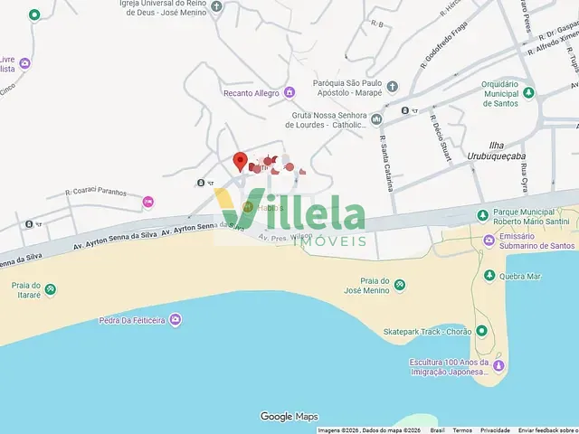 Kitnet 1 quarto e 1 banheiro, à venda, no bairro Itararé em São Vicente