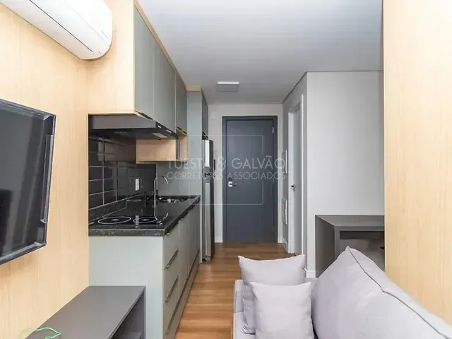 Kitnet com 26m² 1 quarto e 1 banheiro, à venda, no bairro Rebouças em Curitiba