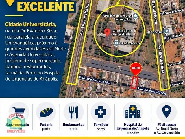 Casa 8 quartos e 8 banheiros, à venda, no bairro Cidade Universitária em Anápolis