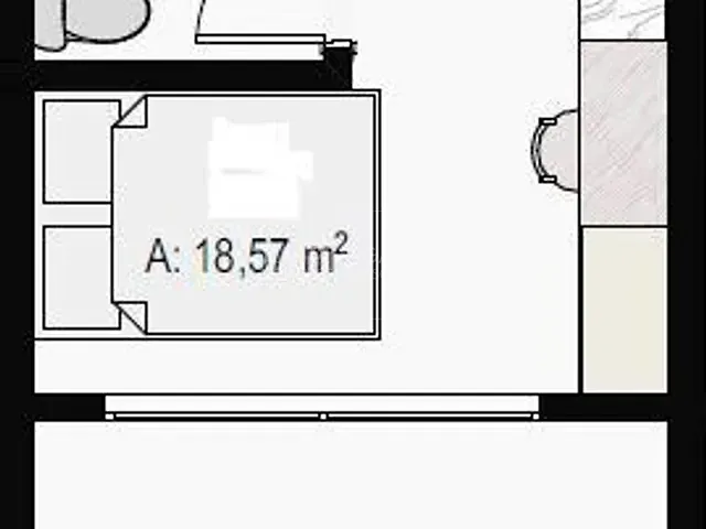 Kitnet com 18m² 1 quarto e 1 banheiro, à venda, no bairro Bigorrilho em Curitiba