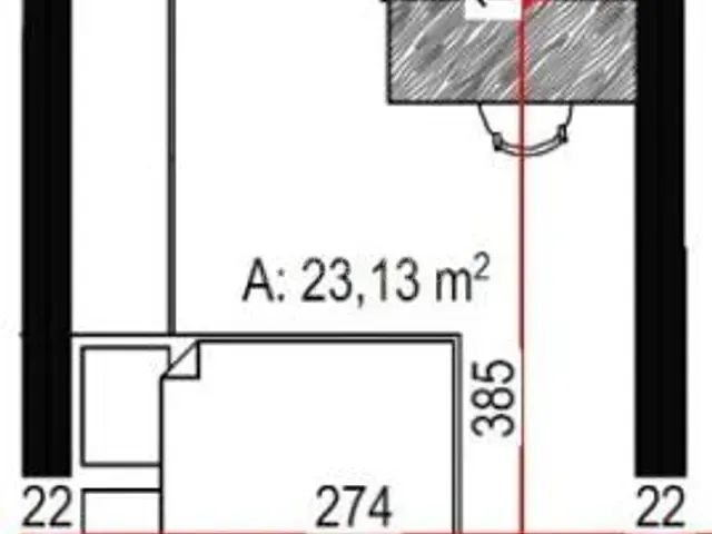 Kitnet com 23m² 1 quarto e 1 banheiro, à venda, no bairro Água Verde em Curitiba