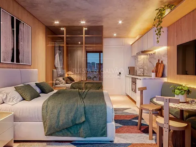 Kitnet com 22m² 1 quarto e 1 banheiro, à venda, no bairro Centro em Curitiba