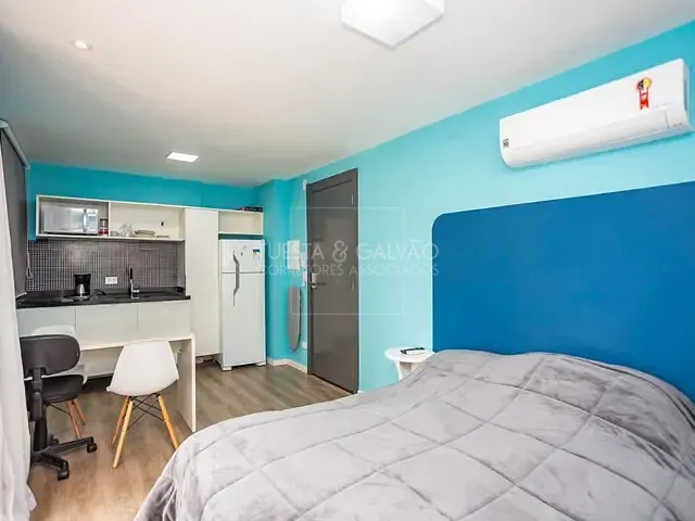 Kitnet com 25m² 1 quarto e 1 banheiro, à venda, no bairro Centro em Curitiba