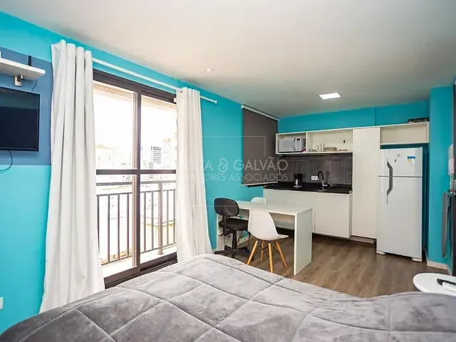 Kitnet com 25m² 1 quarto e 1 banheiro, à venda, no bairro Centro em Curitiba