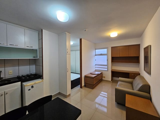 Foto do Kitnet - SEP/SUL 712/912, Asa Sul – Brasília | Grand Ville | Kitnet Mobiliada 25m² com Armários e Vaga de Garagem | ALPHA BRASILIA A IMÓVEIS LTDA.