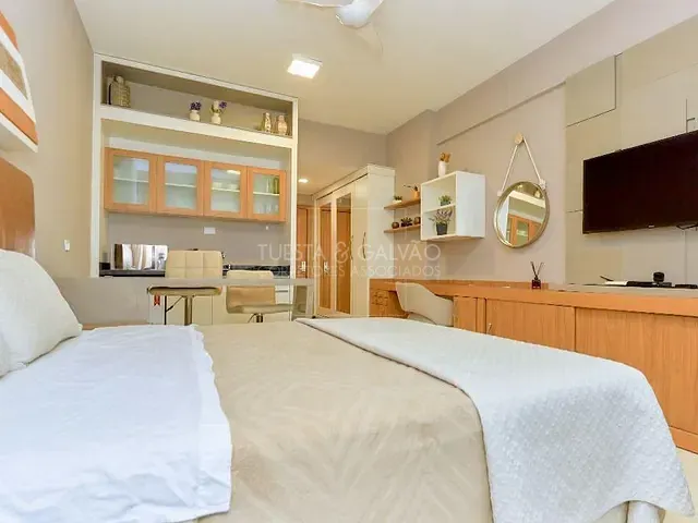 Kitnet com 30m² 1 quarto e 1 banheiro, para alugar, no bairro Batel em Curitiba