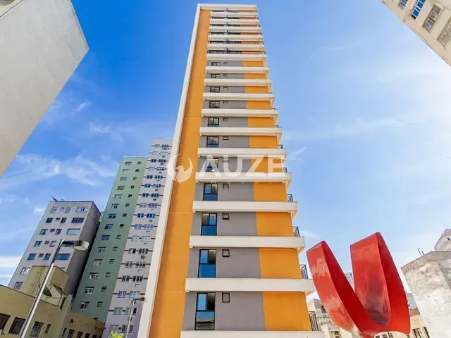 Kitnet com 17m² 1 quarto e 1 banheiro, para alugar, no bairro Centro em Curitiba