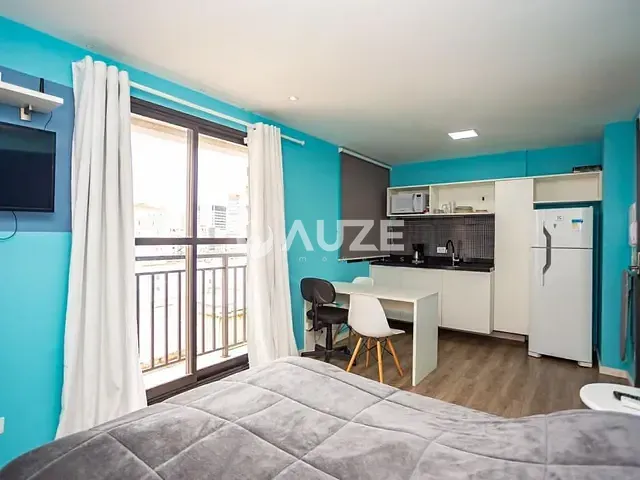 Kitnet com 25m² 1 quarto e 1 banheiro, à venda, no bairro Centro em Curitiba