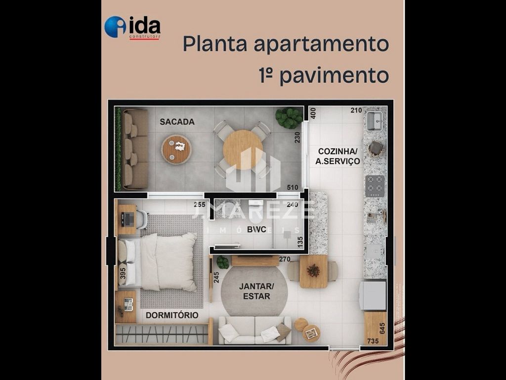 Kitnet-Studio, 33 m² - Foto 15