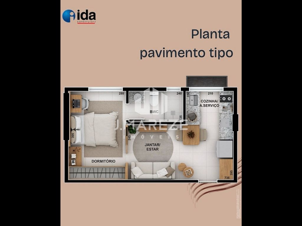 Kitnet-Studio, 33 m² - Foto 20