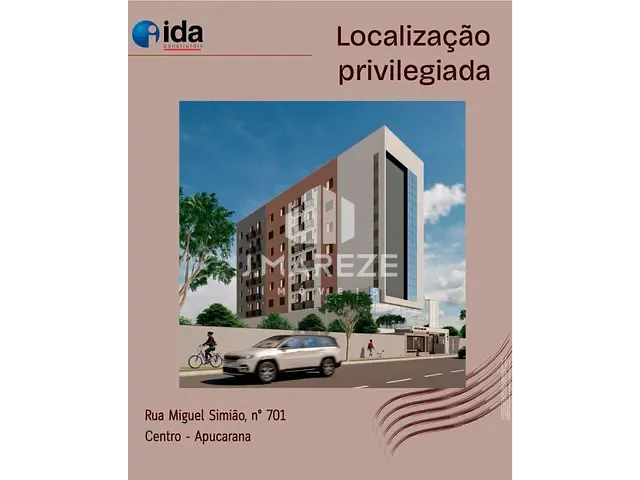 Kitnet com 66m² 1 quarto e 1 banheiro, à venda, no bairro Centro em Apucarana