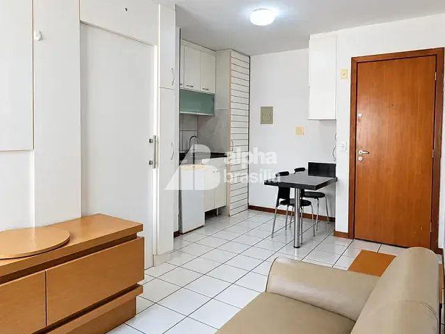 Kitnet com 25m² 1 quarto e 1 banheiro, para alugar, no bairro Asa Sul em Brasília