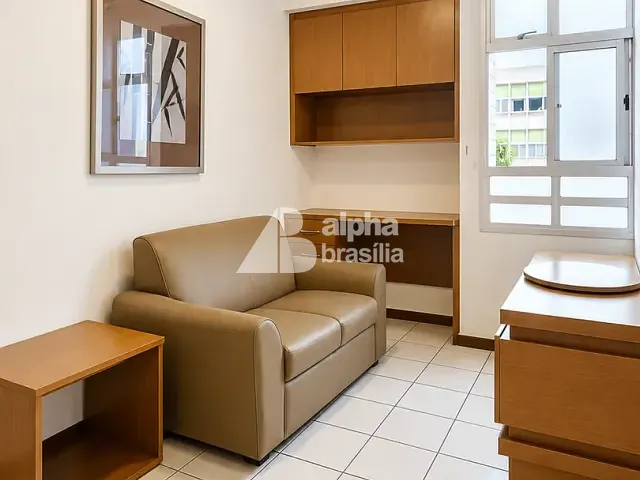 Kitnet com 25m² 1 quarto e 1 banheiro, para alugar, no bairro Asa Sul em Brasília