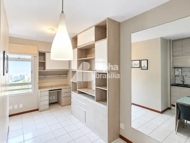 Kitnet com 25m² 1 quarto e 1 banheiro, para alugar, no bairro Asa Norte em Brasília