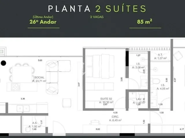 Lançamento com 110m² 2 quartos e 2 banheiros, disponível, no bairro VOZ em Porto Belo