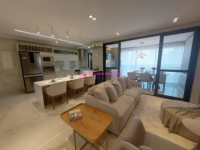 Apartamento com 128m² 3 quartos e 3 banheiros, à venda, no bairro Vila Assunção em Santo André