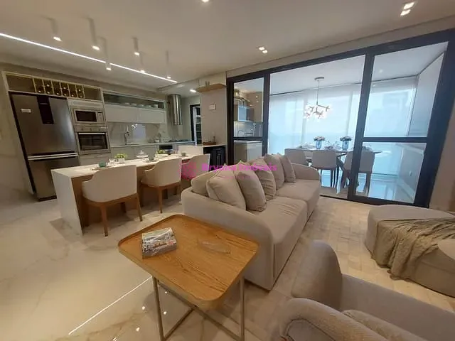 Apartamento com 128m² 3 quartos e 3 banheiros, à venda, no bairro Vila Assunção em Santo André