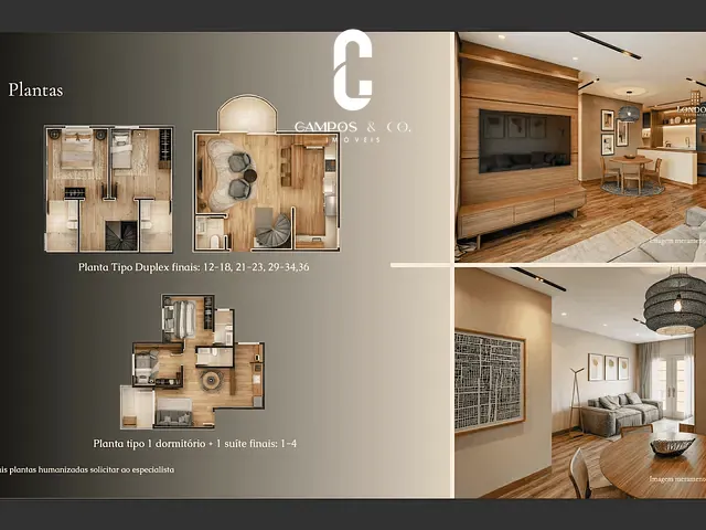 Lançamento com 69m² 2 quartos e 3 banheiros, disponível, no bairro Jaguaribe em Campos do Jordão