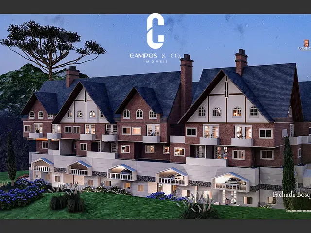 Lançamento com 69m² 2 quartos e 3 banheiros, disponível, no bairro Jaguaribe em Campos do Jordão