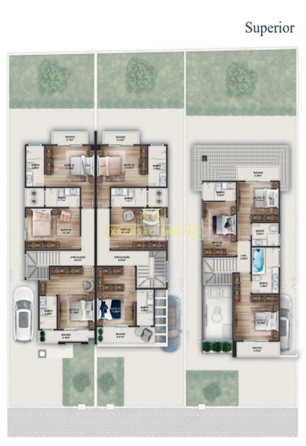 Apartamento à venda com 3 quartos, 184m² - Foto 3